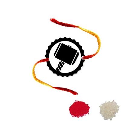 Yaya Cafe Rakhi for Brother, Thor Avengers Superhero Printed Kids Rakhi Raksha Bandhan - Image 1