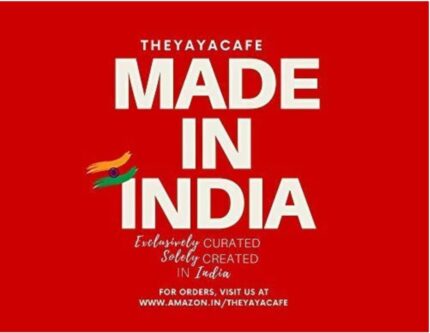 Yaya Cafe Surreal Love Yashoda Maa Krishna Idol Modern Art Wall Painting Canvas Frame Poster - 12 x 9 inches - Image 6