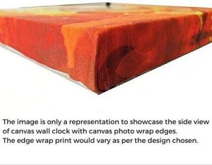 Yaya Cafe Tirupati Balaji Framed Wall Clock Religious - 10 x 10 inches - Image 4