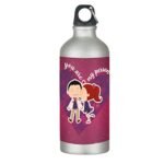 Yaya Cafe Valentine Gifts for Girlfriend Boyfriend Husband Wife You are My Person Stainless Steel Sipper Water Bottle - 600 ml
