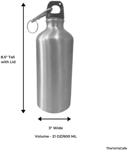 Girlfriend Wife Cat Lover Stainless Steel Sipper Water Bottle - 600 ml - Image 2